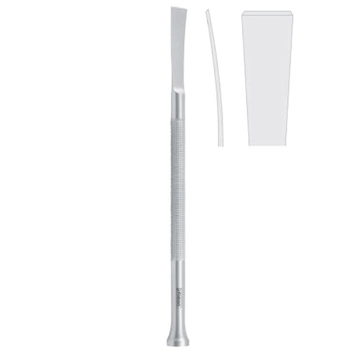 [FC.421.110|40-505-11|F62-301-11R|R62-301-11R] Chisel sagittal split Steinhauser flexible curved 11mm, 190mm