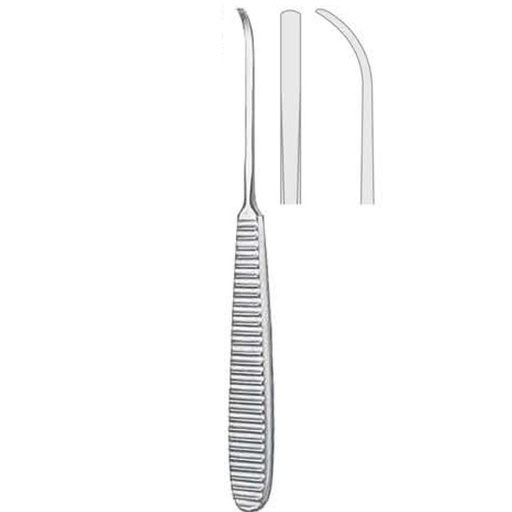[FC.425.165|40-527-16|F62-317-16R|R62-317-16R] Elevator orbital floor Steinhauser semi-sharp 3mm, 165mm