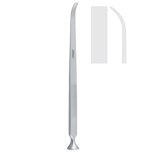 [FC.431.080|40-531-08|F62-355-08R|R62-355-08R] Osteotome orbital Steinhauser curved 8mm, 175mm