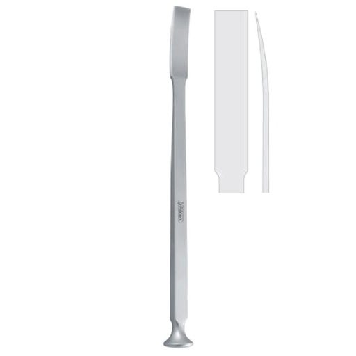 [FC.432.070|40-503-07|F62-357-07R|R62-357-07R] Osteotome ramus Steinhauser flexible 7mm, 170mm 
