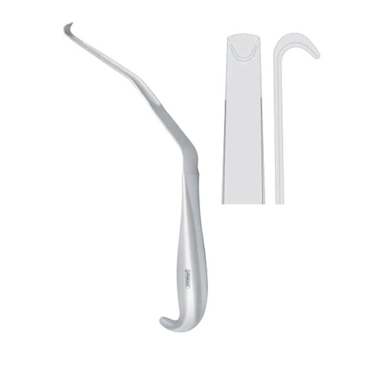[FC.435.270|40-543-27|F62-371-27R|R62-371-27R] Retractor mandibular channel Steinhauser 270mm