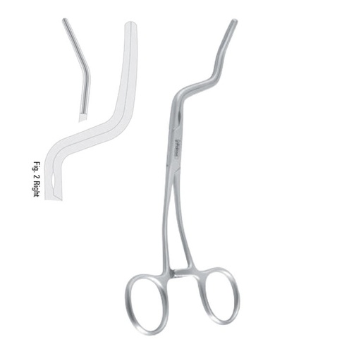 [FC.451.020|40-438-02|F62-603-02R|R62-603-02R] Clamp mylohyoid muscle Terry atraumatic right 170mm