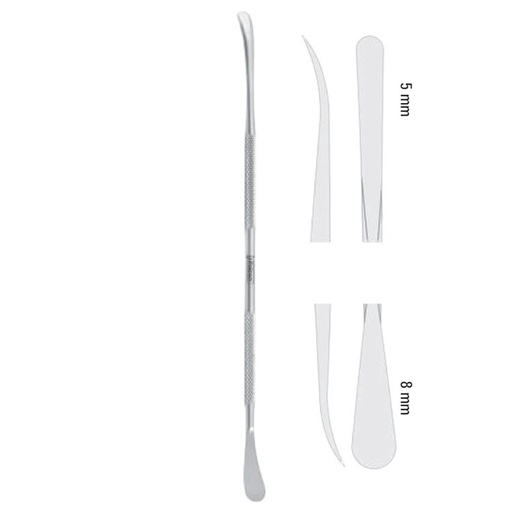 [FC.452.170|40-423-17|F62-610-17R|R62-610-17R] Elevator alveolar flap Terry sharp 170mm