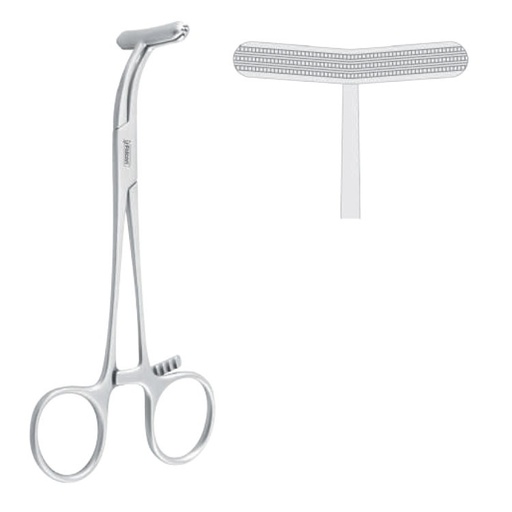[FC.469.135|46-124-13|F62-725-13R|R62-725-13R] Clamp scalp Tessier atraumatic 135mm