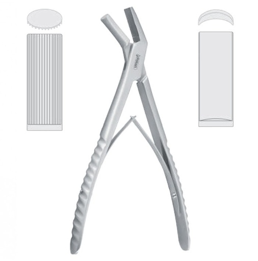 [FC.481.220|46-175-22|F62-769-22R|R62-769-22R] Forceps bone bending Tessier 220mm