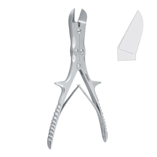[FC.483.215|46-235-21|F62-775-21R|R62-775-21R] Forceps bone cutting Tessier x-action 215mm