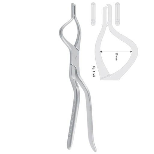 [FC.491.010|46-181-01|F62-805-01R|R62-805-01R] Forceps disimpaction Tessier child left 220mm