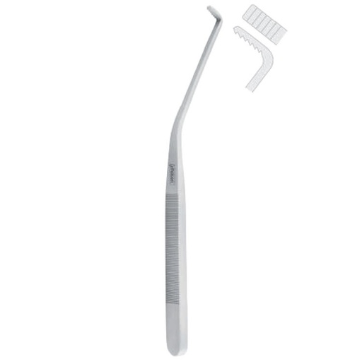 [FC.497.185|46-129-18|F62-831-18R|R62-831-18R] Hook bone Tessier serrated 185mm