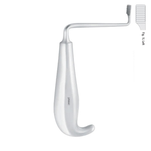 [FC.500.010|46-276-01|F62-853-01R|R62-853-01R] Mobilizer maxillary Tessier fig.1L left 150mm