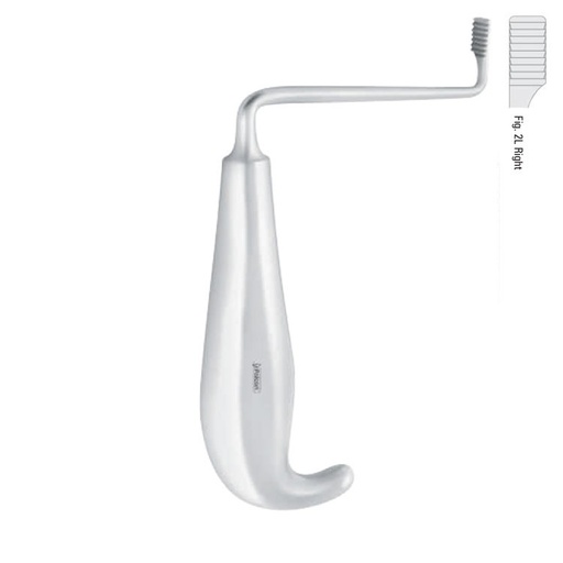 [FC.500.020|46-276-02|F62-853-02R|R62-853-02R] Mobilizer maxillary Tessier fig.2L right 150mm