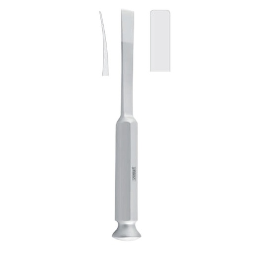 [FC.505.060|--|F62-875-06R|R62-875-06R] Osteotome bone graft Tessier curved 6mm, 200mm 