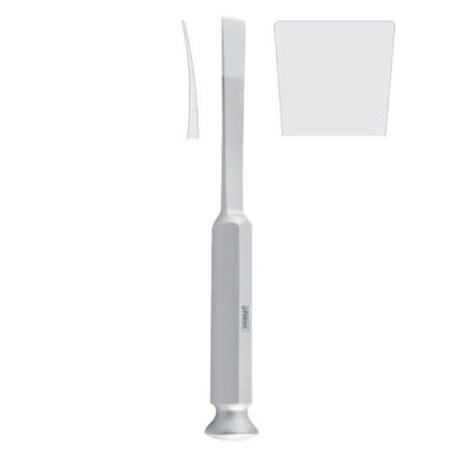 [FC.505.200|--|F62-875-20R|R62-875-20R] Osteotome bone graft Tessier curved 20mm, 200mm 