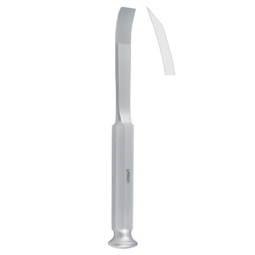 [FC.507.100|--|F62-877-10R|R62-877-10R] Osteotome bone graft Tessier curved 10mm, 200mm 
