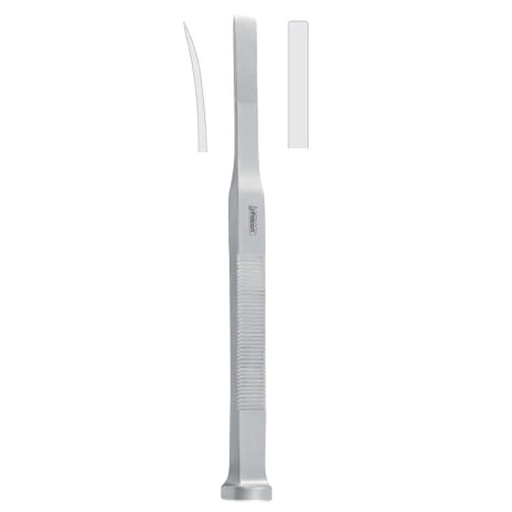 [FC.513.035|--|F62-887-03R|R62-887-03R] Osteotome multipurpose Tessier curved 3.5mm, 165mm 