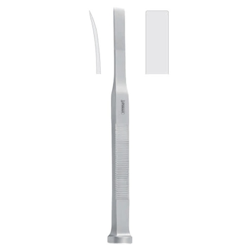[FC.513.070|--|F62-887-07R|R62-887-07R] Osteotome multipurpose Tessier curved 7mm, 165mm 
