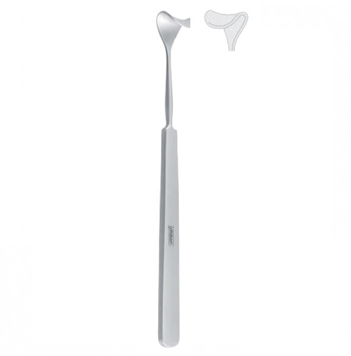 [FC.526.010|--|F62-915-10R|R62-915-10R] Retractor orbital/eye lid Tessier 10mm, 150mm