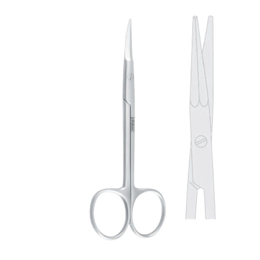 [FC.537.130|46-165-13|F62-941-13R|R62-941-13R] Scissors undermining Tessier curved 130mm