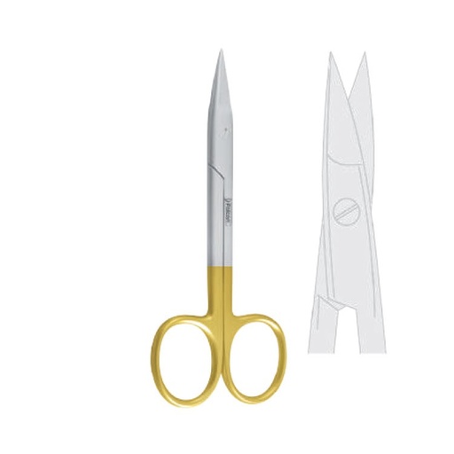 [FC.538.120|46-168-12|F62-948-12R|R62-948-12R] Scissors wire cutting Tessier straight 120mm TC