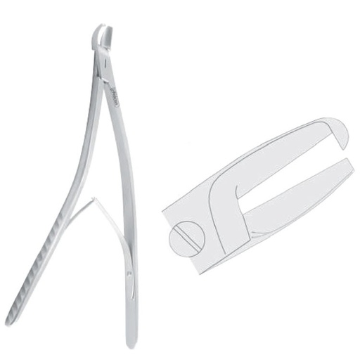 [FC.541.020|--|F62-957-02R|R62-957-02R] Shear rib cutting Tessier child curved handles 280mm