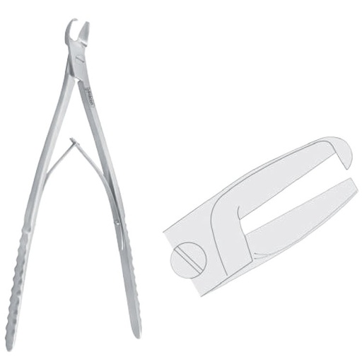 [FC.543.010|--|F62-959-01R|R62-959-01R] Shear rib cutting Tessier adult straight handles 280mm