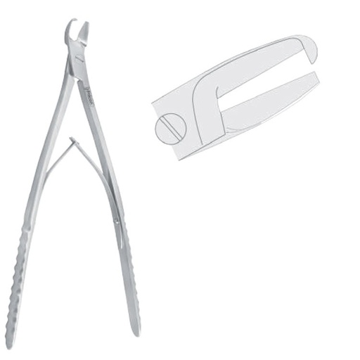 [FC.543.020|--|F62-959-02R|R62-959-02R] Shear rib cutting Tessier child straight handles 280mm