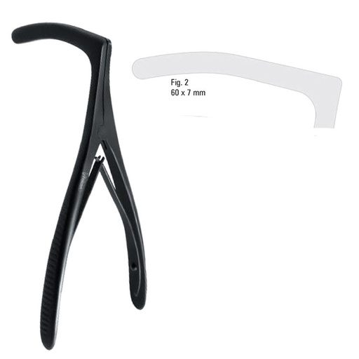 [FC.545.020|--|F62-967-02R|R62-967-02R] Specula/dilator nasal Tessier fig.2, 170mm