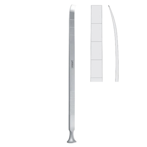 [FC.743.080|--|F64-707-08R|R64-707-08R] Osteotome maxillo facial Epker less curved 8mm, 180mm