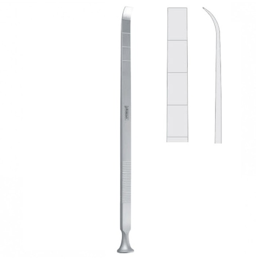 [FC.745.060|40-371-06|F64-709-06R|R64-709-06R] Osteotome maxillo facial Epker more curved 6mm, 180mm