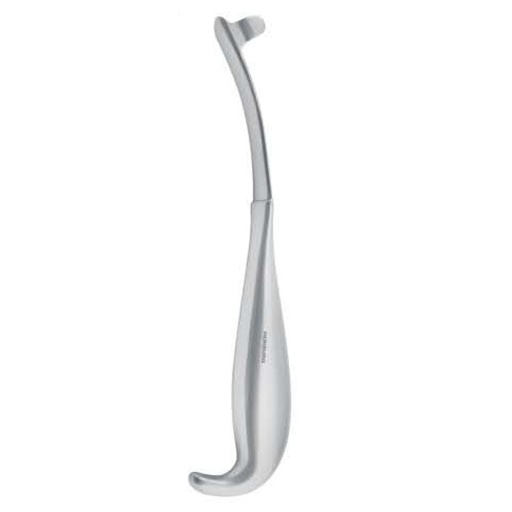 [FC.903.010|40-199-21|F66-577-01R|R66-577-01R] Retractor sigmoid notch Bauer right 210mm