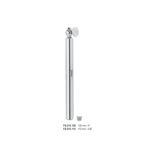 [FB.010.100] Laryngeal mirror handle 100mm