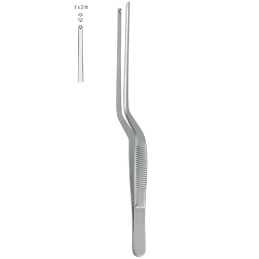 [FO.141.140] Forceps aural tissue Lucae 1x2th bayonet 140mm
