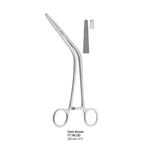 [FT.199.220] Forceps artery Denis Browne 220mm