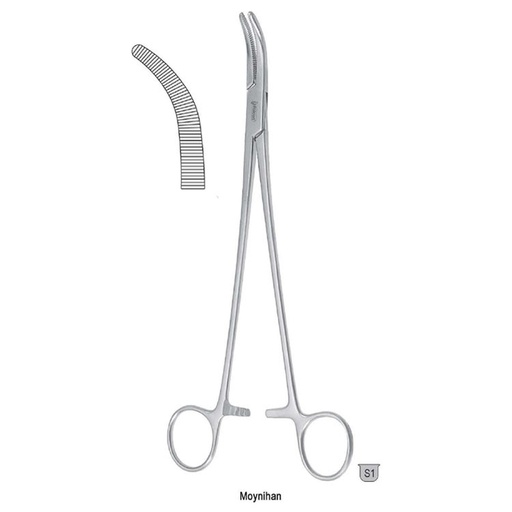 [GB.035.230] Forceps artery Moynihan curved 230mm