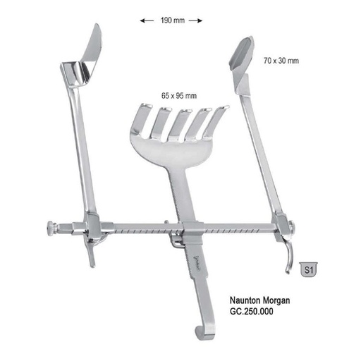 [GC.250.000] Retractor SR proctology Naunton Morgan set