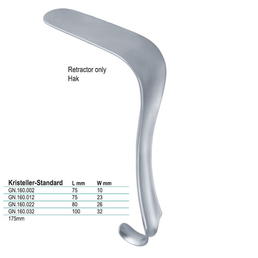 [GN.160.022] Retractor vaginal Kristeller-Standard 80x26mm, fig. 2