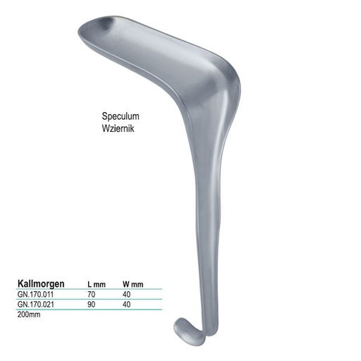 [GN.170.011] Specula vaginal Kallmorgen 75x39mm, fig. 1