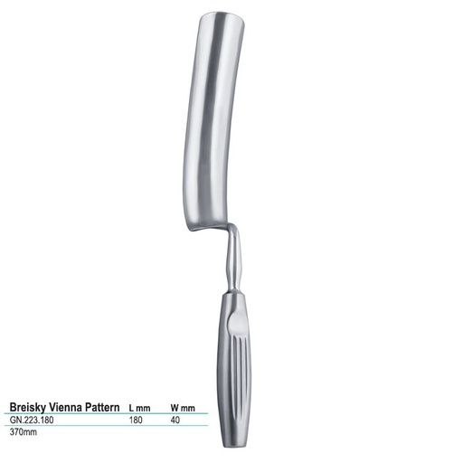 [GN.223.180] Specula vaginal Breisky (Vienna Patt) 180x40mm, 370mm
