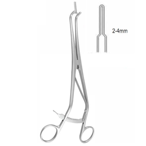 [GN.275.030] Specula endocervical Kogan with ratchet 3mm, 240mm