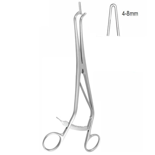 [GN.275.040] Specula endocervical Kogan with ratchet 4mm, 240mm