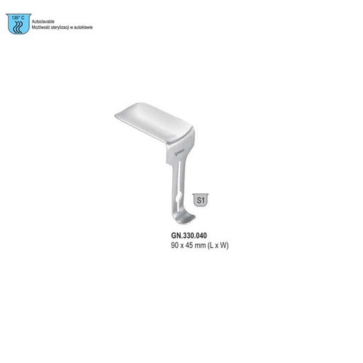 [GN.330.040] Retractor SR vaginal O'Sullivan-O'Connor spare blade 90x45mm