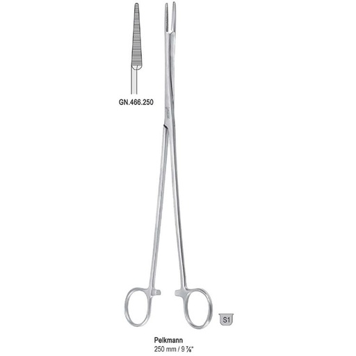 [GN.466.250] Forceps dressing Pelkmann delicate straight 250mm