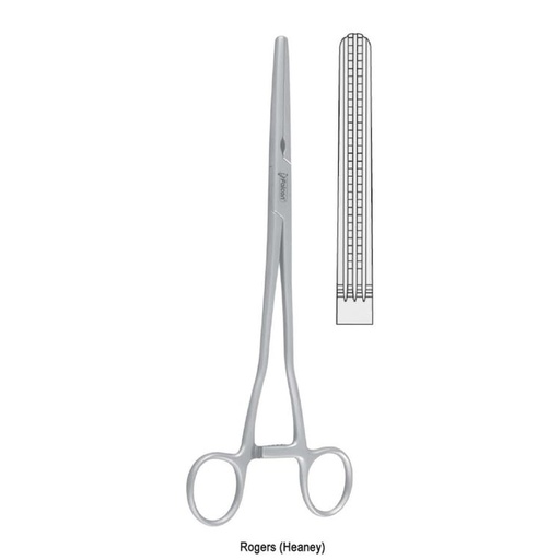 [GN.550.010] Forceps hysterectomy Rogers (Heaney) atraumatic 215mm fig. 1