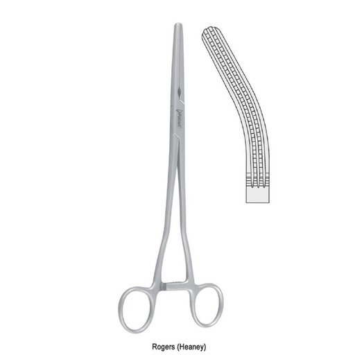 [GN.550.020] Forceps hysterectomy Rogers (Heaney) atraumatic 210mm, fig. 2