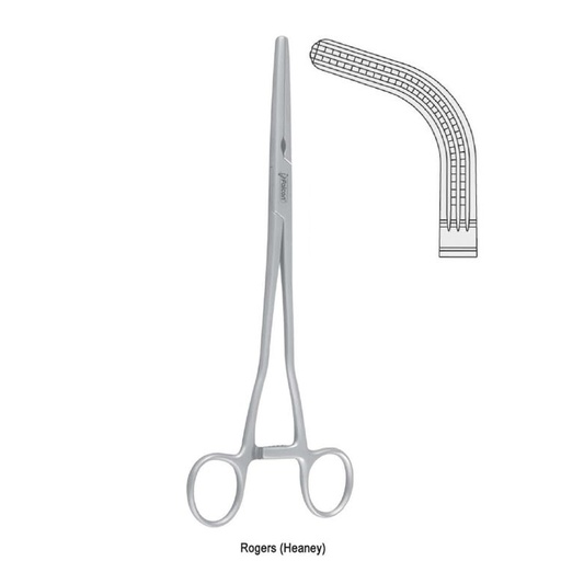 [GN.550.040] Forceps hysterectomy Rogers (Heaney) atraumatic 200mm, fig. 4