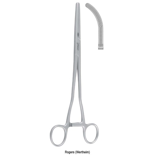 [GN.552.030] Forceps hysterectomy Rogers (Wertheim) atraumatic 230mm, fig. 3