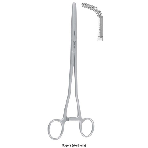 [GN.552.040] Forceps hysterectomy Rogers (Wertheim) atraumatic 225mm, fig. 4