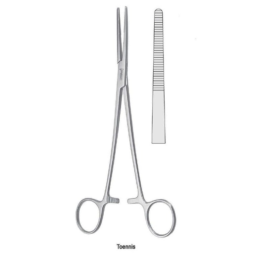 [GN.560.210] Forceps hysterectomy Toennis straight 210mm