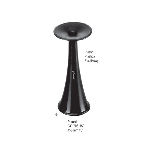 [GO.706.150] Stethoscope fetal Pinard plastic 150mm