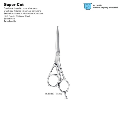 [HC.430.145] Super-Cut Hairdressing scissors 145mm
