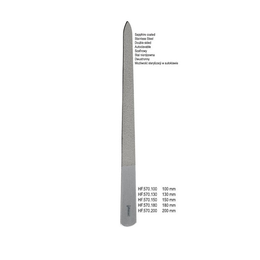 [HF.570.150] Nail File Sapphire 150mm